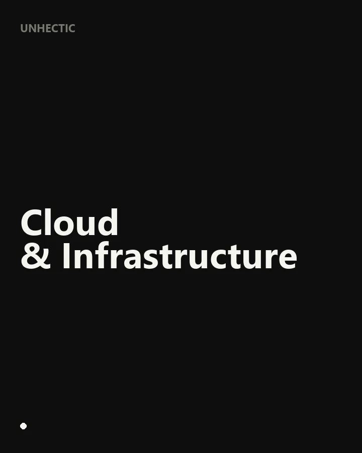 Cloud hosting and infrastructure services by Unhectic