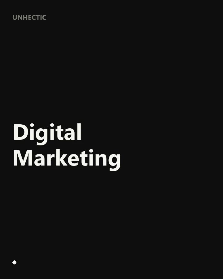 Digital marketing services by Unhectic